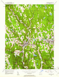 Thomaston Connecticut Historical topographic map, 1:24000 scale, 7.5 X 7.5 Minute, Year 1956