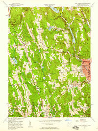 West Torrington Connecticut Historical topographic map, 1:24000 scale, 7.5 X 7.5 Minute, Year 1956