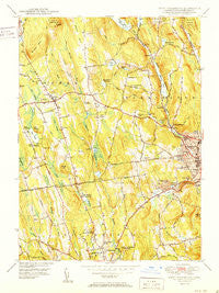 West Torrington Connecticut Historical topographic map, 1:31680 scale, 7.5 X 7.5 Minute, Year 1951