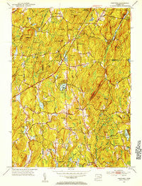 Westford Connecticut Historical topographic map, 1:31680 scale, 7.5 X 7.5 Minute, Year 1952
