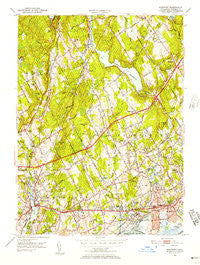 Westport Connecticut Historical topographic map, 1:31680 scale, 7.5 X 7.5 Minute, Year 1951