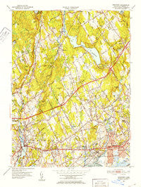 Westport Connecticut Historical topographic map, 1:31680 scale, 7.5 X 7.5 Minute, Year 1951