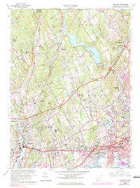Westport Connecticut Historical topographic map, 1:24000 scale, 7.5 X 7.5 Minute, Year 1960