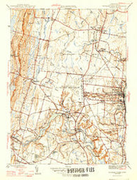 Windsor Locks Connecticut Historical topographic map, 1:31680 scale, 7.5 X 7.5 Minute, Year 1946