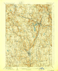 Winsted Connecticut Historical topographic map, 1:62500 scale, 15 X 15 Minute, Year 1892