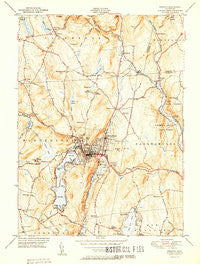 Winsted Connecticut Historical topographic map, 1:31680 scale, 7.5 X 7.5 Minute, Year 1951