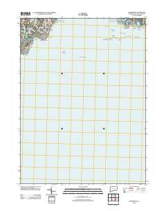 Woodmont Connecticut Historical topographic map, 1:24000 scale, 7.5 X 7.5 Minute, Year 2012