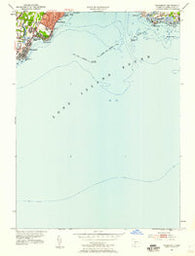 Woodmont Connecticut Historical topographic map, 1:24000 scale, 7.5 X 7.5 Minute, Year 1951