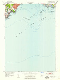 Woodmont Connecticut Historical topographic map, 1:24000 scale, 7.5 X 7.5 Minute, Year 1951