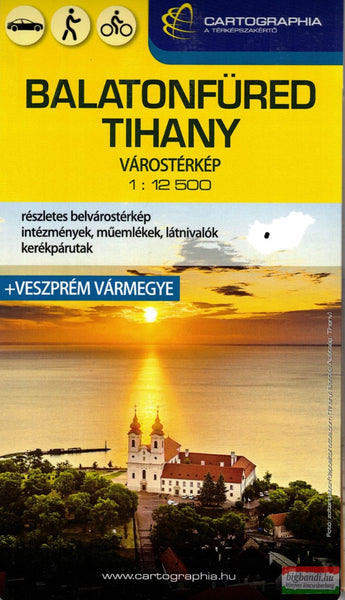 Buy map BALATONFÜRED, TIHANY map