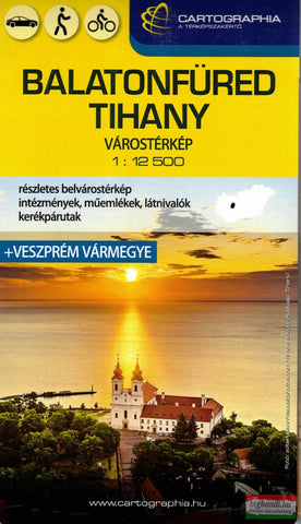 Buy map BALATONFÜRED, TIHANY map