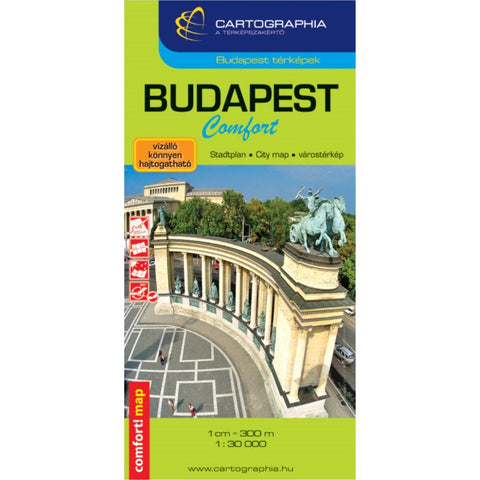 Buy map BUDAPEST Comfort map (laminated)