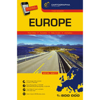 Buy map EUROPE road atlas (19x29 cm, paperback)