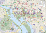 Washington D.C. DestinationMap by National Geographic Maps - Back of map
