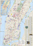 New York City, New York DestinationMap by National Geographic Maps - Back of map