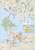 Vancouver, British Columbia DestinationMap by National Geographic Maps - Back of map