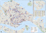 Venice, Italy DestinationMap by National Geographic Maps - Back of map