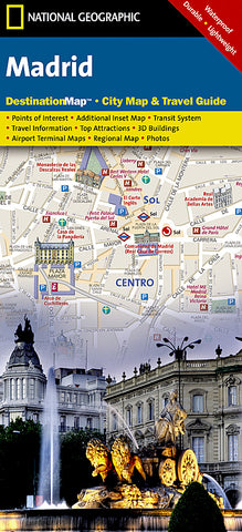 Buy map Madrid, Spain DestinationMap by National Geographic Maps