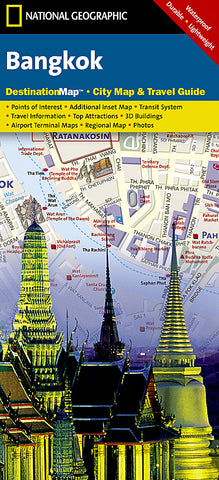 Buy map Bangkok, Thailand DestinationMap by National Geographic Maps