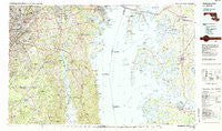 Washington East District of Columbia Historical topographic map, 1:100000 scale, 30 X 60 Minute, Year 1983
