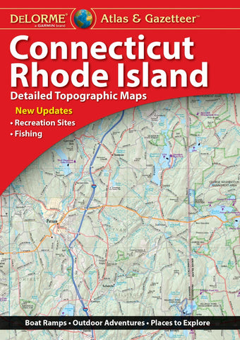 Buy map Connecticut and Rhode Island Atlas and Gazetteer