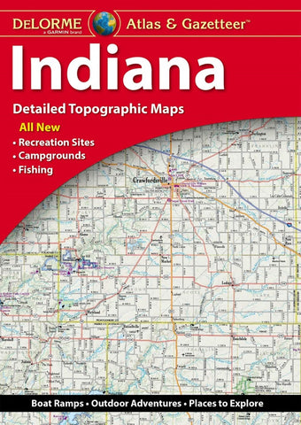Buy map Indiana Atlas and Gazetteer