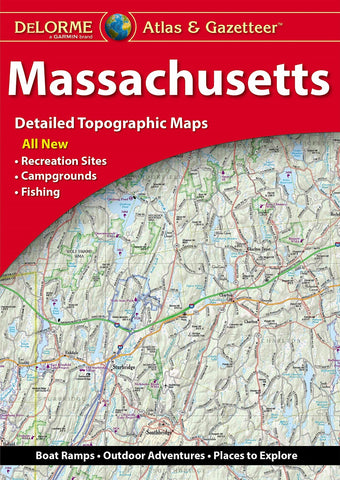 Buy map Massachusetts Atlas and Gazetteer