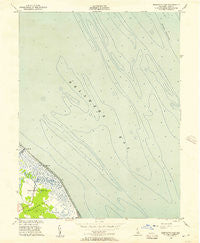 Bennetts Pier Delaware Historical topographic map, 1:24000 scale, 7.5 X 7.5 Minute, Year 1956