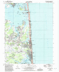 Bethany Beach Delaware Historical topographic map, 1:24000 scale, 7.5 X 7.5 Minute, Year 1984