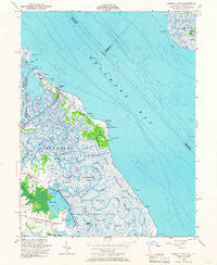 Bombay Hook Delaware Historical topographic map, 1:24000 scale, 7.5 X 7.5 Minute, Year 1956