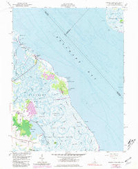 Bombay Hook Delaware Historical topographic map, 1:24000 scale, 7.5 X 7.5 Minute, Year 1956