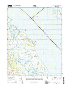 Bombay Hook Island Delaware Historical topographic map, 1:24000 scale, 7.5 X 7.5 Minute, Year 2014