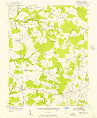 Burrsville Maryland Historical topographic map, 1:24000 scale, 7.5 X 7.5 Minute, Year 1955