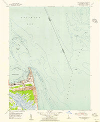 Cape Henlopen Delaware Historical topographic map, 1:24000 scale, 7.5 X 7.5 Minute, Year 1954