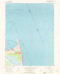 Cape Henlopen Delaware Historical topographic map, 1:24000 scale, 7.5 X 7.5 Minute, Year 1954