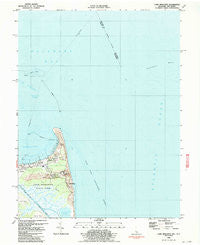Cape Henlopen Delaware Historical topographic map, 1:24000 scale, 7.5 X 7.5 Minute, Year 1984