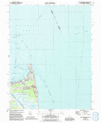 Cape Henlopen Delaware Historical topographic map, 1:24000 scale, 7.5 X 7.5 Minute, Year 1984
