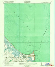 Cape Henlopen Delaware Historical topographic map, 1:62500 scale, 15 X 15 Minute, Year 1918