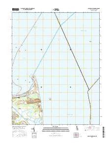 Cape Henlopen Delaware Current topographic map, 1:24000 scale, 7.5 X 7.5 Minute, Year 2016
