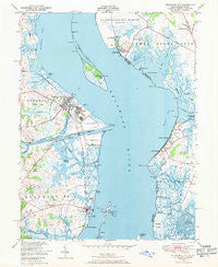 Delaware City Delaware Historical topographic map, 1:24000 scale, 7.5 X 7.5 Minute, Year 1948