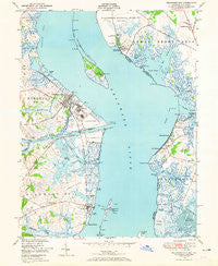 Delaware City Delaware Historical topographic map, 1:24000 scale, 7.5 X 7.5 Minute, Year 1948