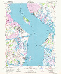 Delaware City Delaware Historical topographic map, 1:24000 scale, 7.5 X 7.5 Minute, Year 1948