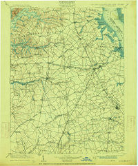 Dover Delaware Historical topographic map, 1:125000 scale, 30 X 30 Minute, Year 1906