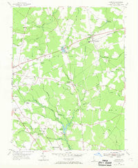 Harbeson Delaware Historical topographic map, 1:24000 scale, 7.5 X 7.5 Minute, Year 1955