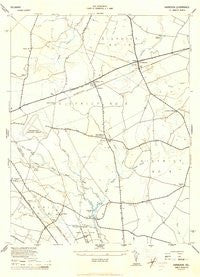 Harbeson Delaware Historical topographic map, 1:24000 scale, 7.5 X 7.5 Minute, Year 1944
