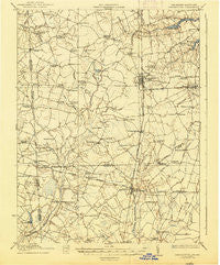 Harrington Delaware Historical topographic map, 1:62500 scale, 15 X 15 Minute, Year 1918