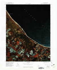 Lewes Delaware Historical topographic map, 1:25000 scale, 7.5 X 7.5 Minute, Year 1980
