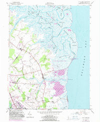 Little Creek Delaware Historical topographic map, 1:24000 scale, 7.5 X 7.5 Minute, Year 1956