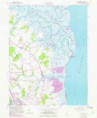 Little Creek Delaware Historical topographic map, 1:24000 scale, 7.5 X 7.5 Minute, Year 1956