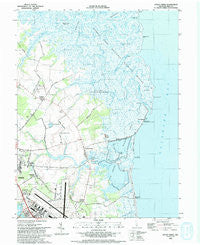 Little Creek Delaware Historical topographic map, 1:24000 scale, 7.5 X 7.5 Minute, Year 1993